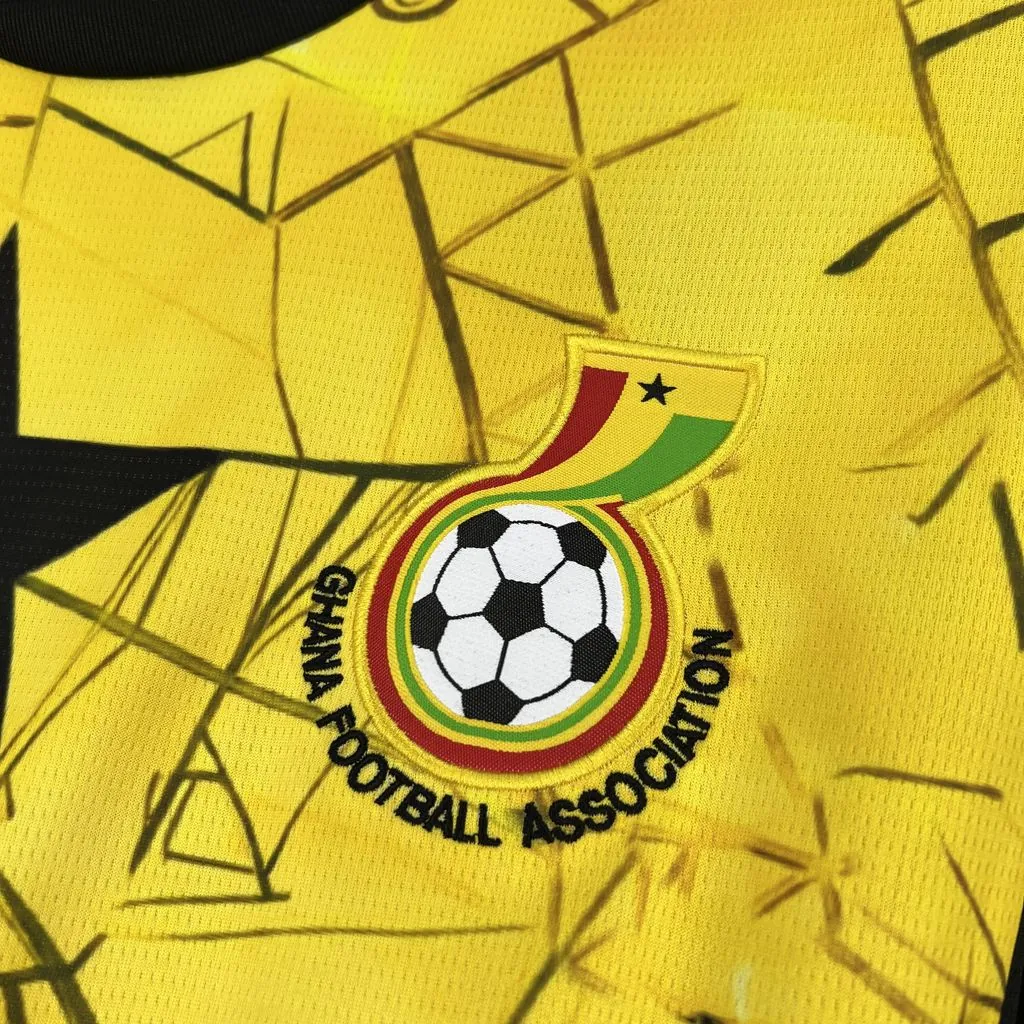 2026 Ghana Away Mens Kit Yellow Football T-Shirt AAAAJersey Supply Yupoo 6 2