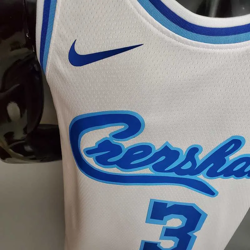 New DAVIS#3 Lakers white 5