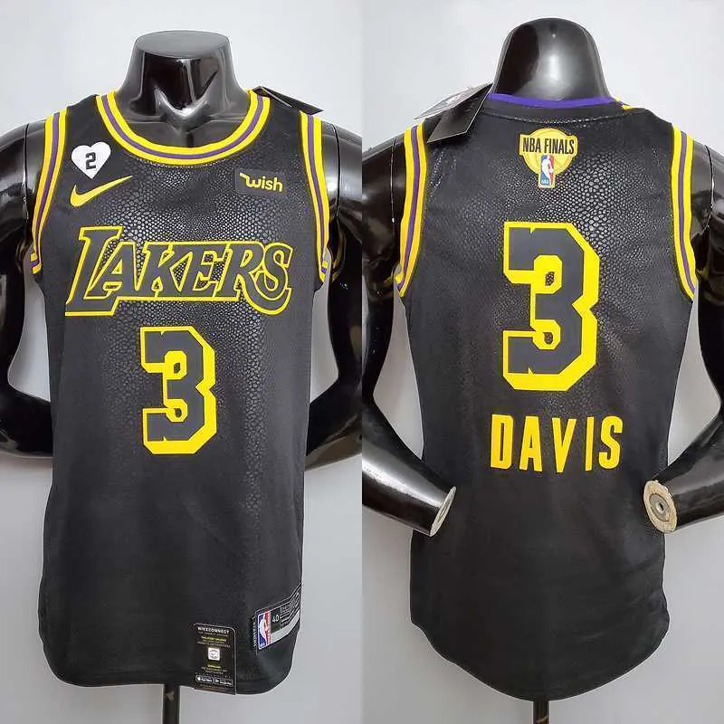 New DAVIS #3 Lakers black 9