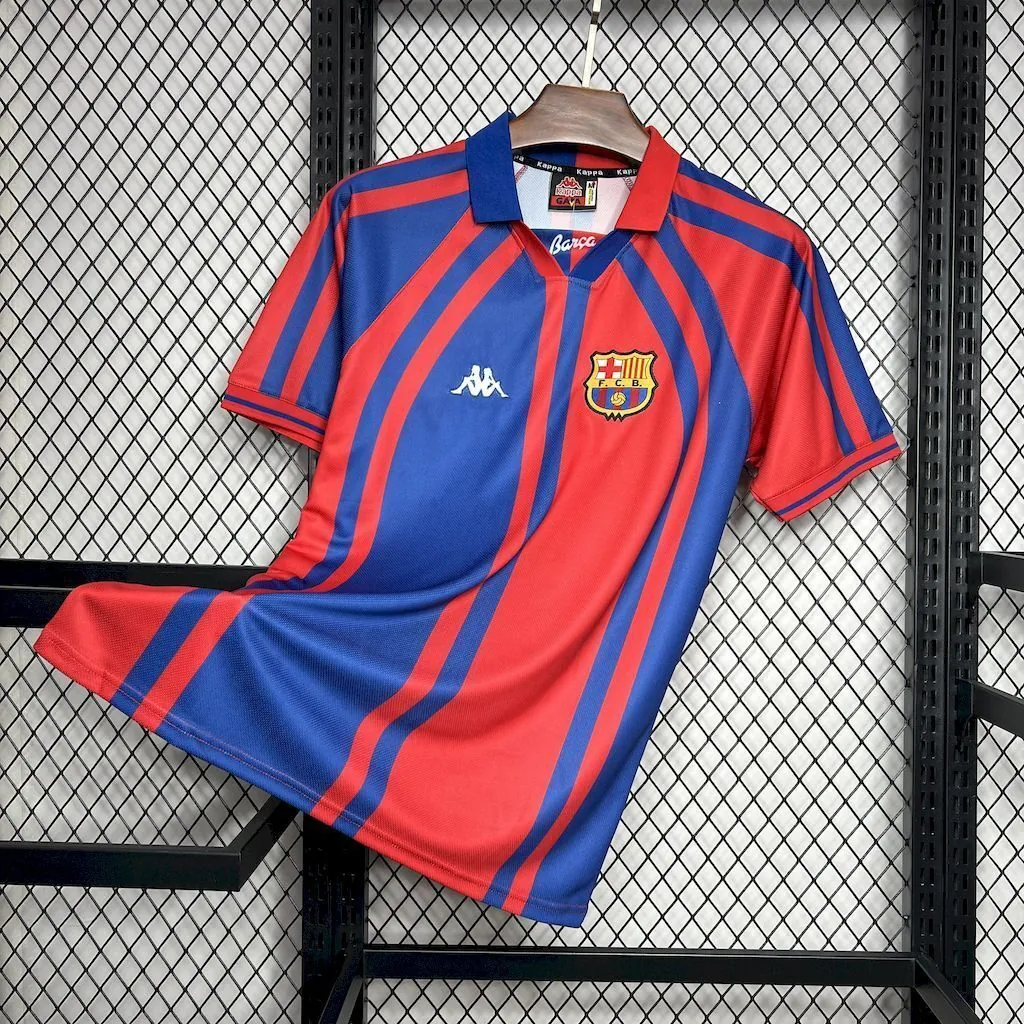 98-99 Barcelona Home Retro Kit Vintage Shirt Soccer AAAAJersey Yupoo 3