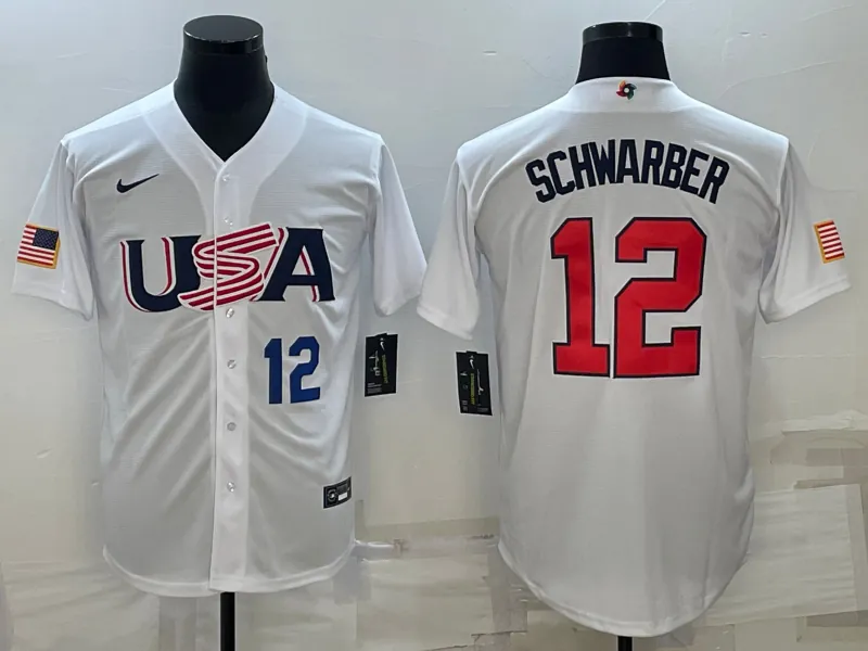 USA 2023 World Cup Baseball Jerseys 21