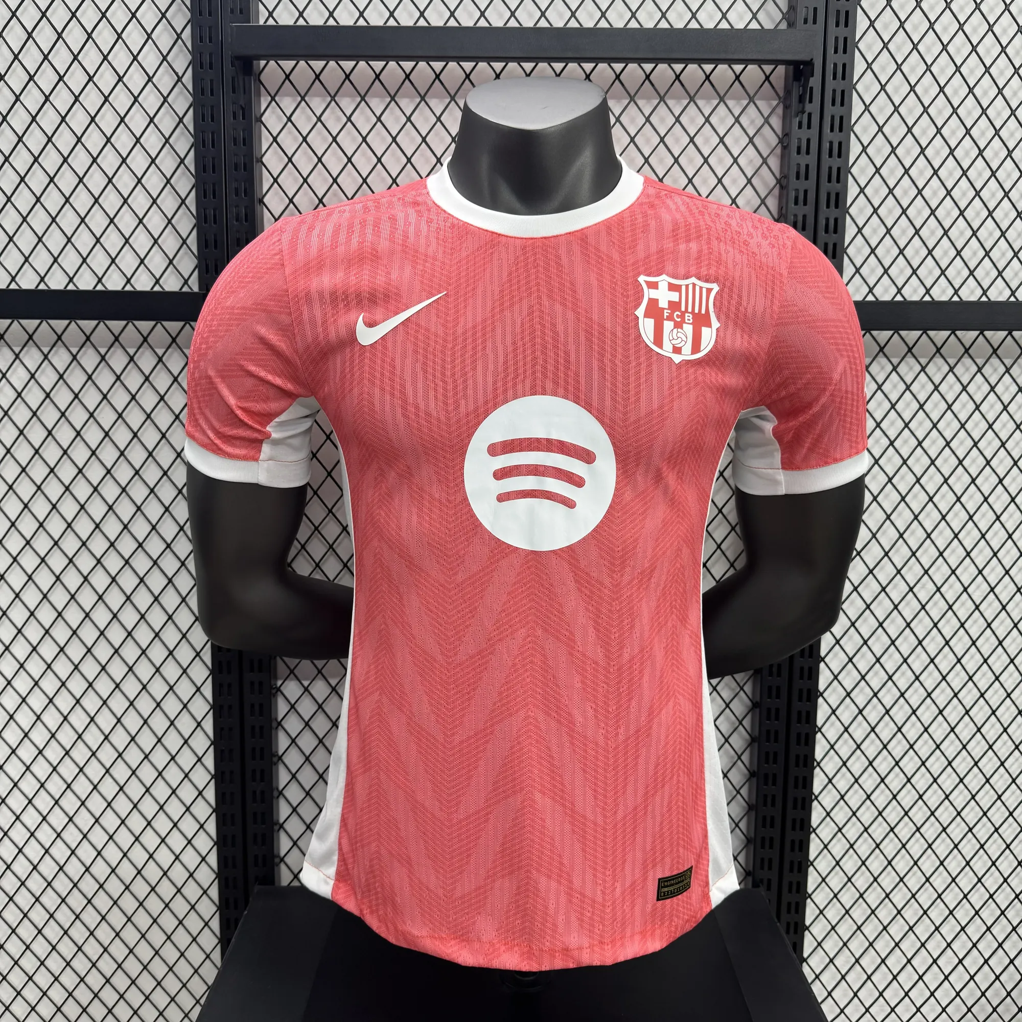 25-26 Barcelona Red Special Edition Kit Player Version Shirt Soccer AAAAJersey Dropship Yupoo 5