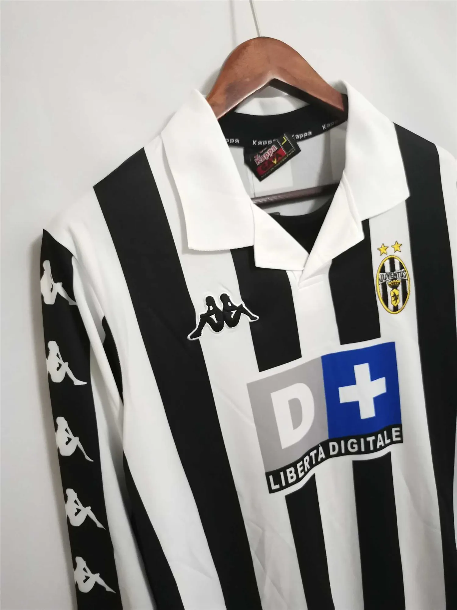 99-00 Juventus home long sleeve soccer jersey S-2XL 7