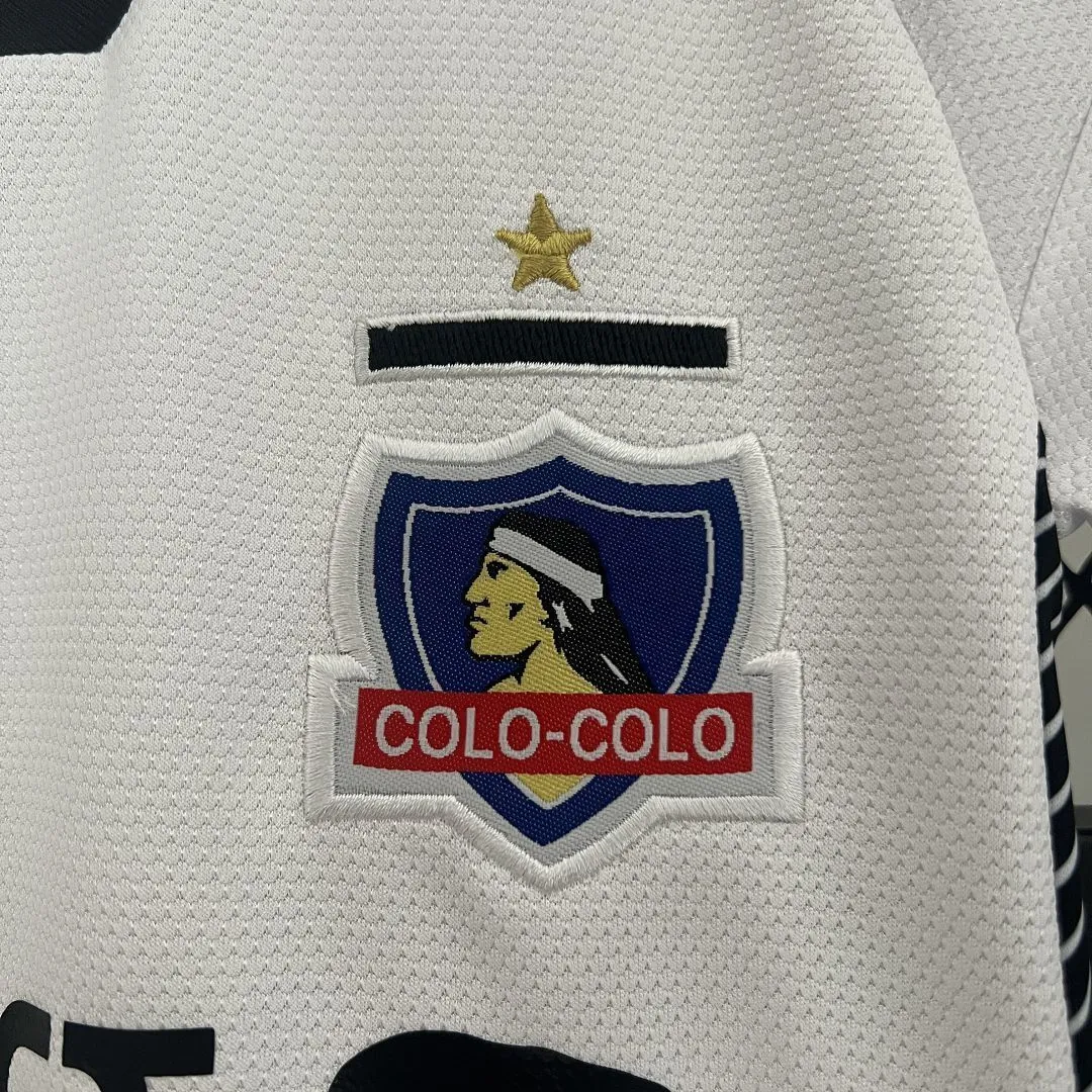24-25 Colo Colo Home Kid Kits Children Sets Jersey Supplier Yupoo 1