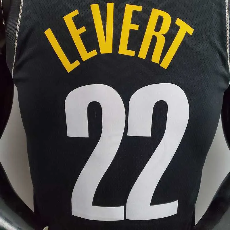 New Brooklyn Nets LEVERT#22 City Edition Black 1