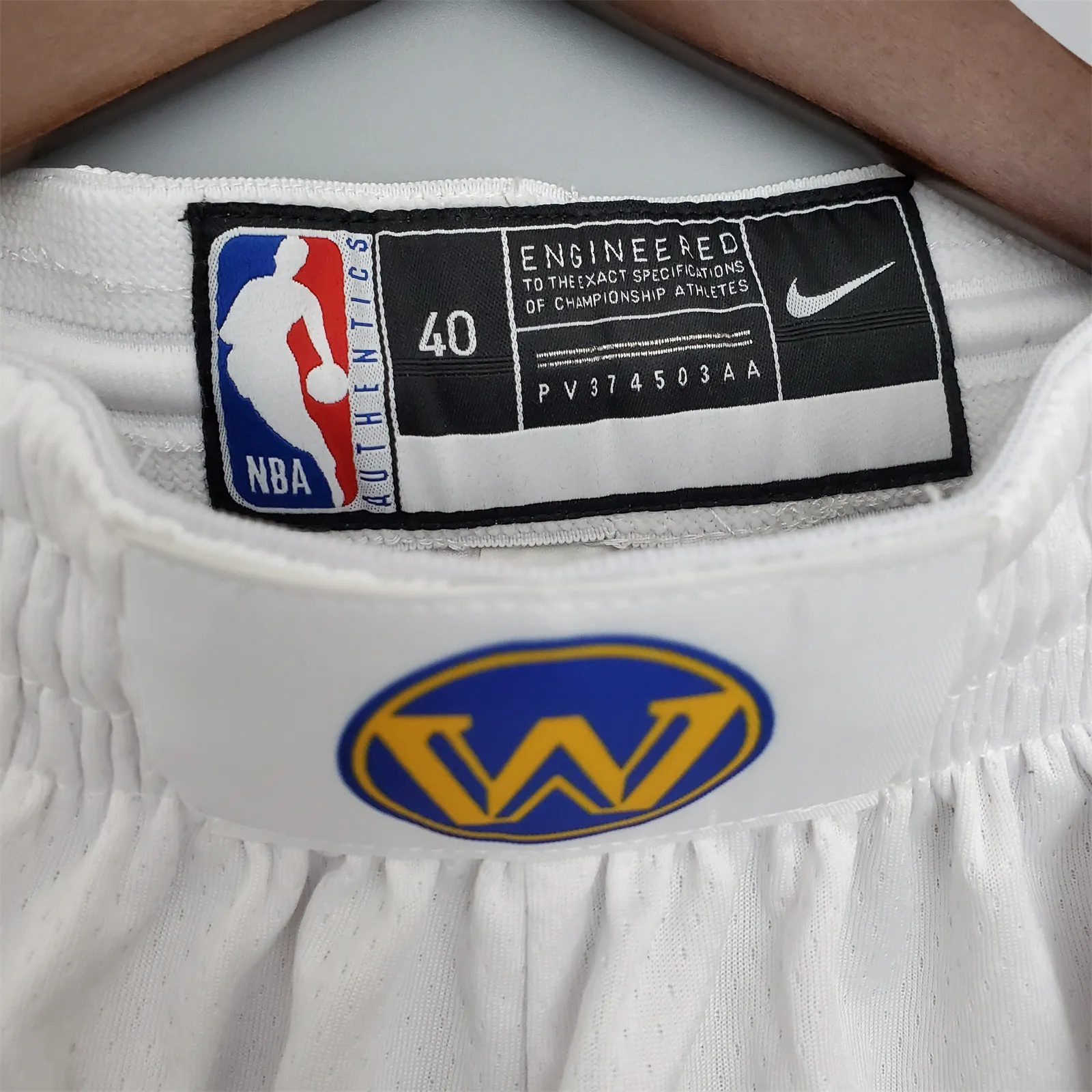 Lakers White Shorts 3