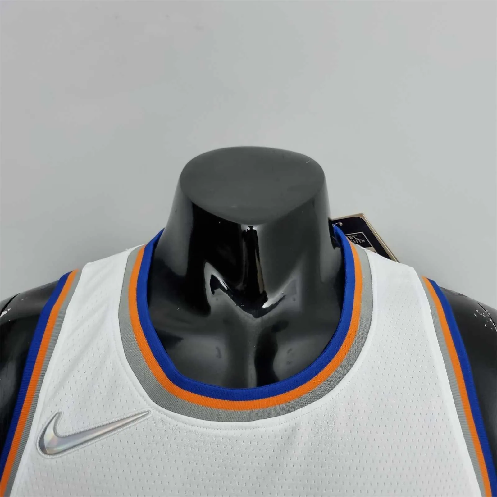 75th Anniversary Barrett #9 New York Knicks White NBA Jersey 5