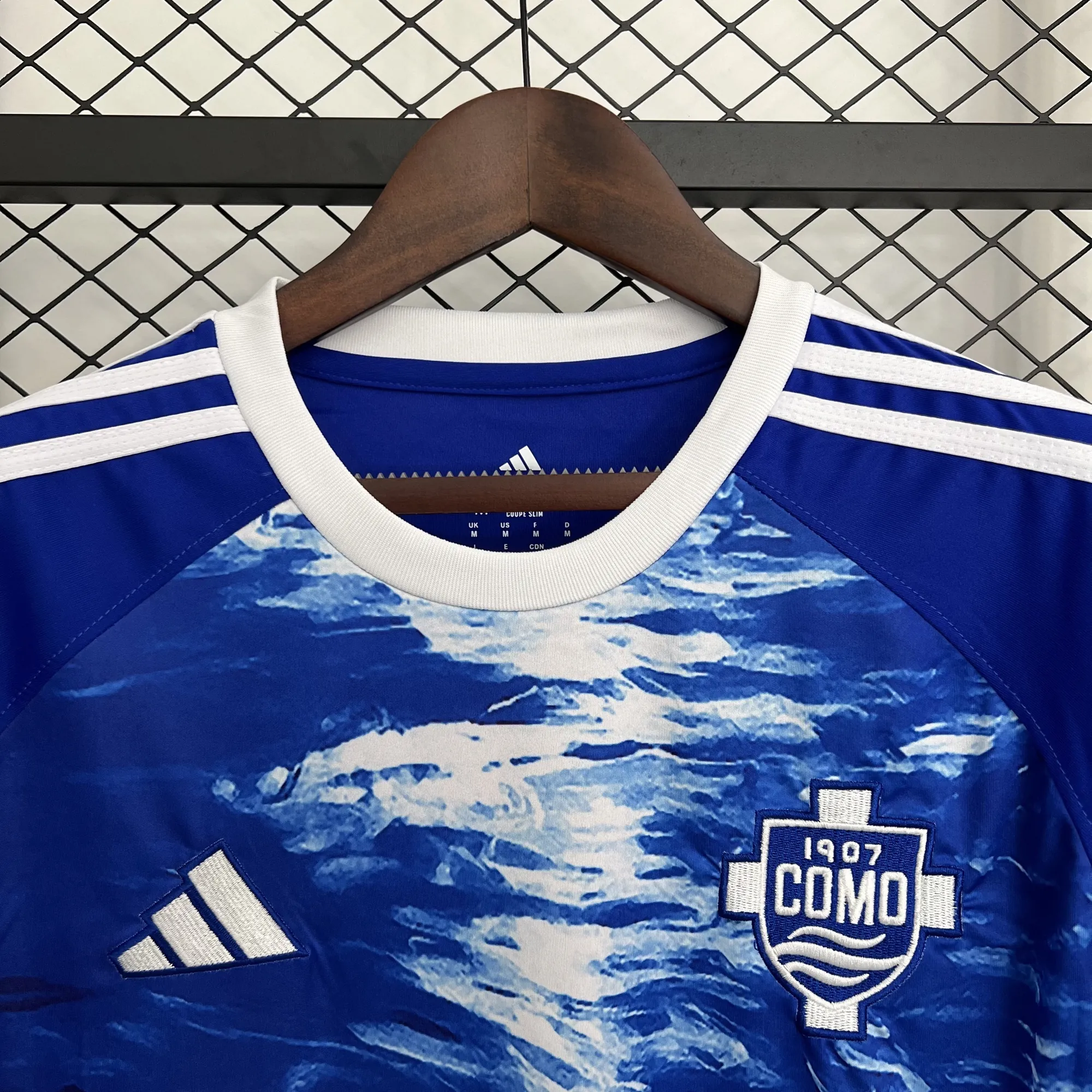 25-26 Como 1907 Home Kit Shirt Football Uniform AAAAJersey Wholesale Yupoo 2