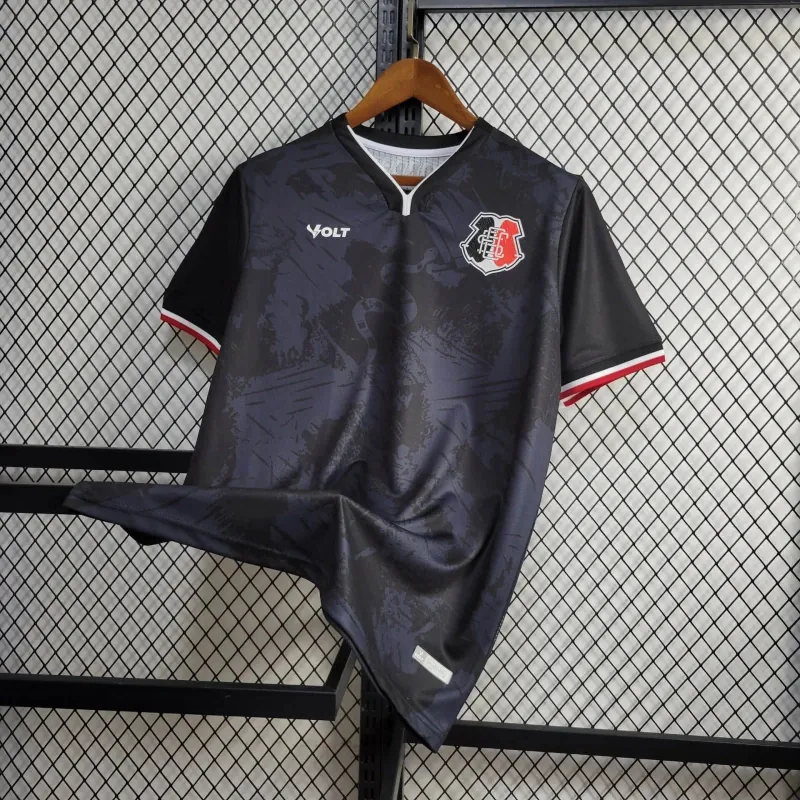 24-25 Santa Cruz Black Kit Football AAAAJersey Supplier 3