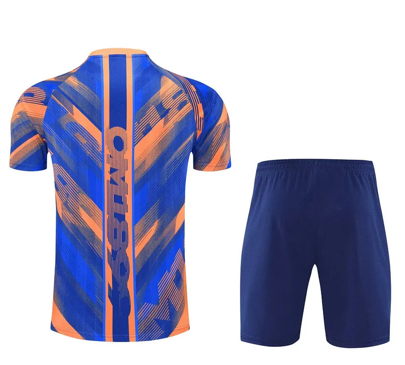 25-26 Marseille Blue&Orange Training Kits Football Tracksuits 2
