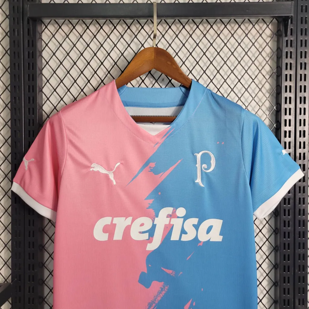 23-24 Palmeiras Special Edition Pink&Blue S-4XL Cheap Soccer Jerseys 9