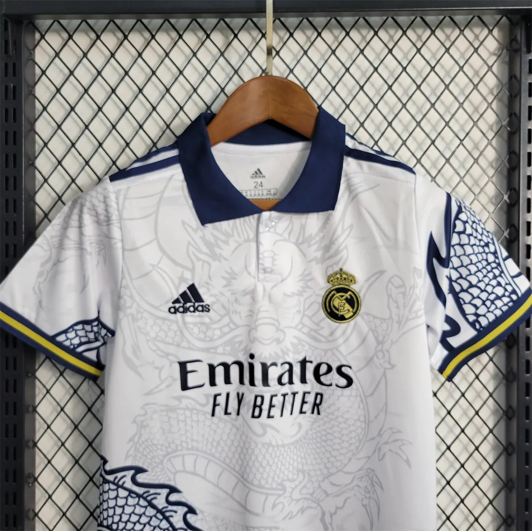 23-24 Real Madrid Special Edition White kids kit 3