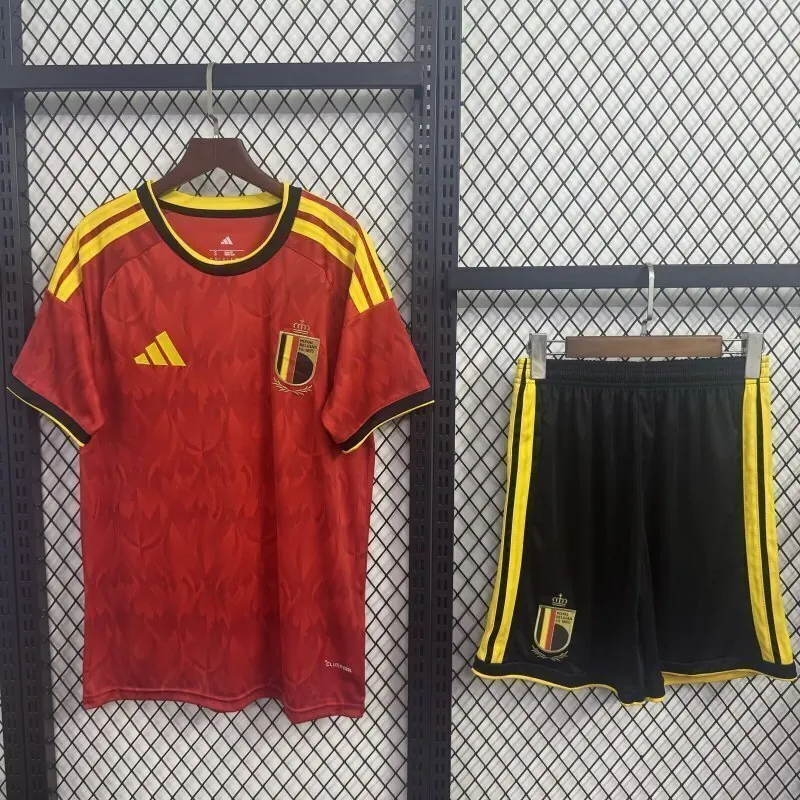 2026 World Cup Jersey Belgium Home Kit Soccer Children Sets AAAAJersey Supply Yupoo 2
