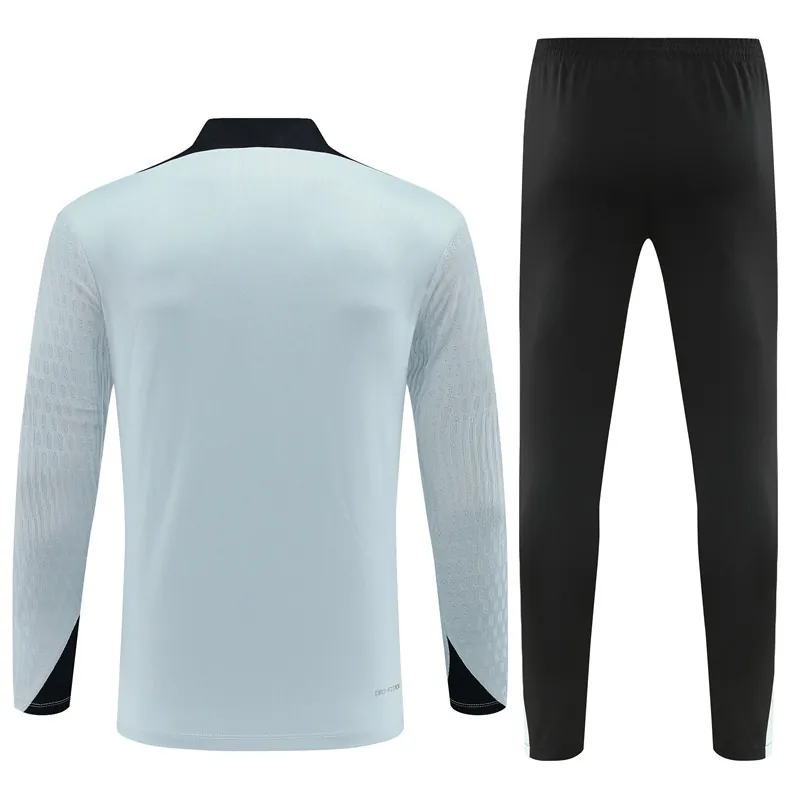 24-25 Barcelona Long Sleeve Training Suit Football Shirts 3