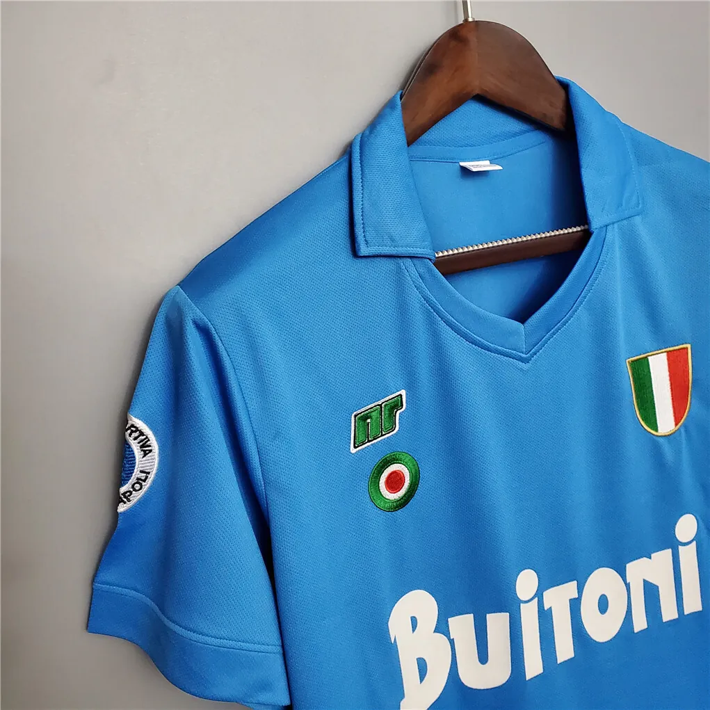 87-88 Napoli home blue 7