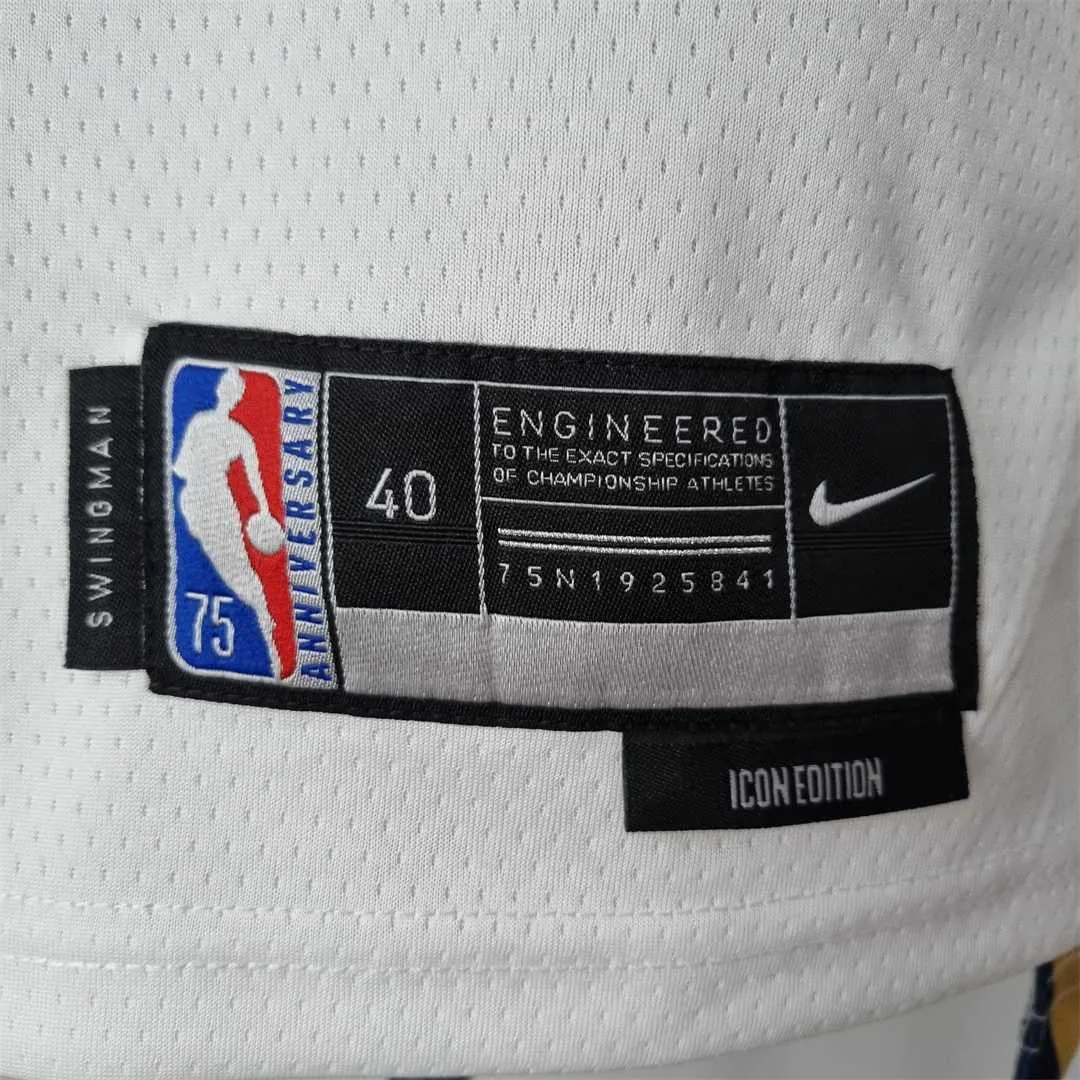 75th Anniversary New Orleans Pelicans Ingram #14 White NBA Jersey 8
