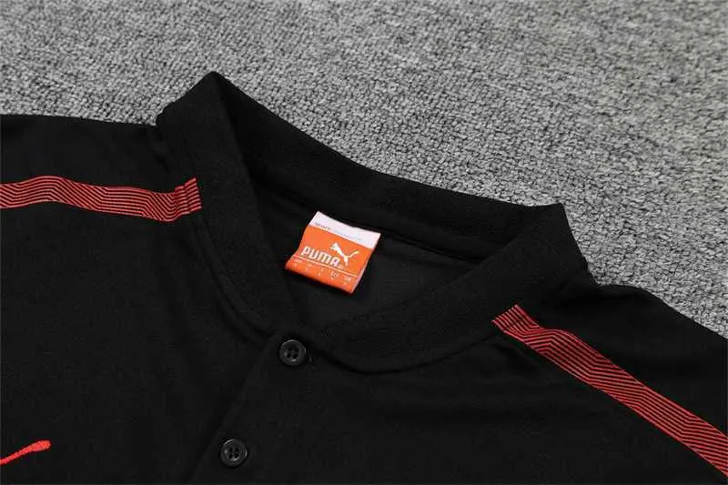 AC Milan Polo blackred Team Badge 13