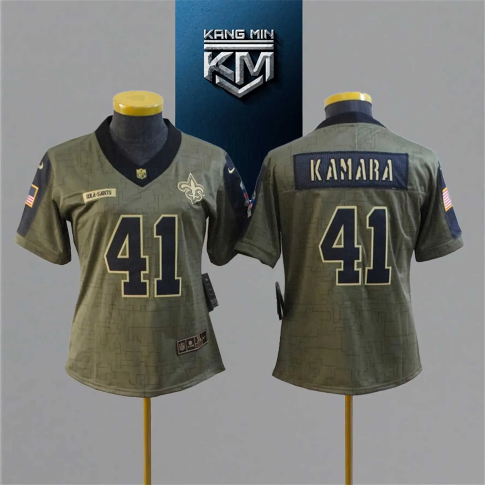 2021 New Tribute to NFL Jersey woman 5
