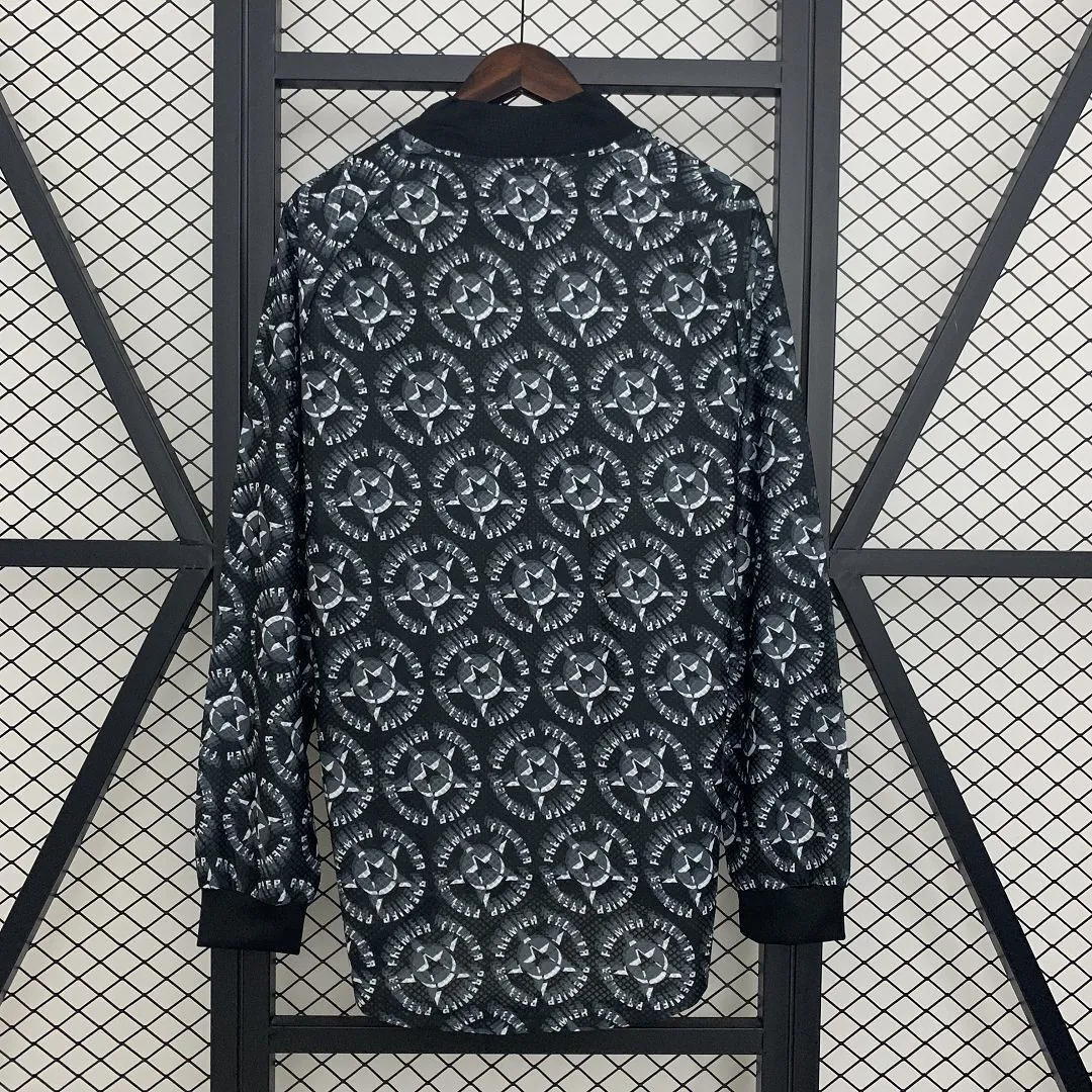 94-95 Arsenal Goalkeeper Retro Grey Long Sleeve Kit Vintage Shirt AAAAJersey Wholesale Yupoo 5