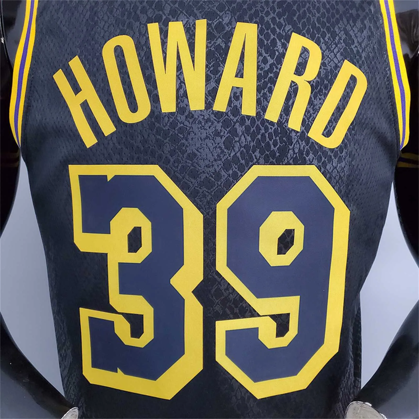 Lakers Howard#39 Snake Print Black 1