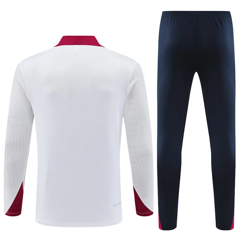 2024 England Player Long Sleeve Training Suit Football Shirts 3