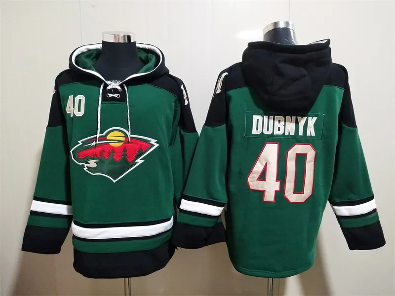 Wild Hoodie Ice Hockey jersey【ID4161449】 M-3XL 明尼苏达荒野队帽衫冰球服 1