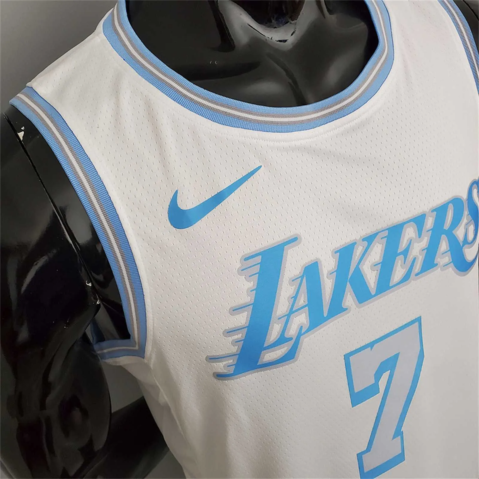 2021 Anthony#7 Lakers Retro White 6