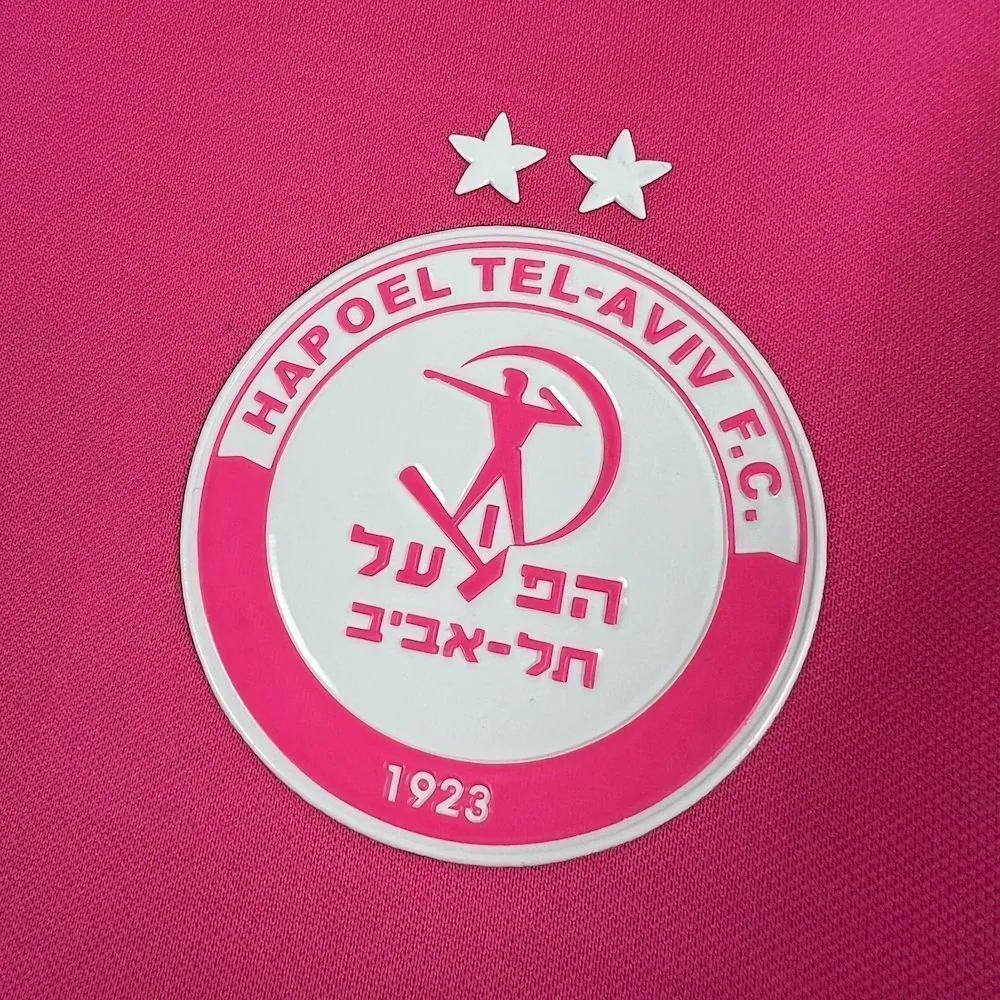 25-26 Hapoel Beer-Sheva Pink Soccer T-Shirt AAAAJersey Wholesale Yupoo 1