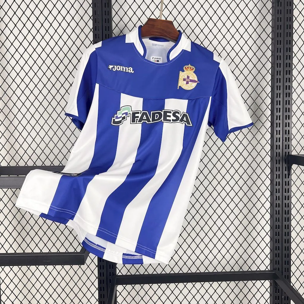 03-04 Deportivo Home Retro Kit Vintage Shirt AAAAJersey Supplier Yupoo 6