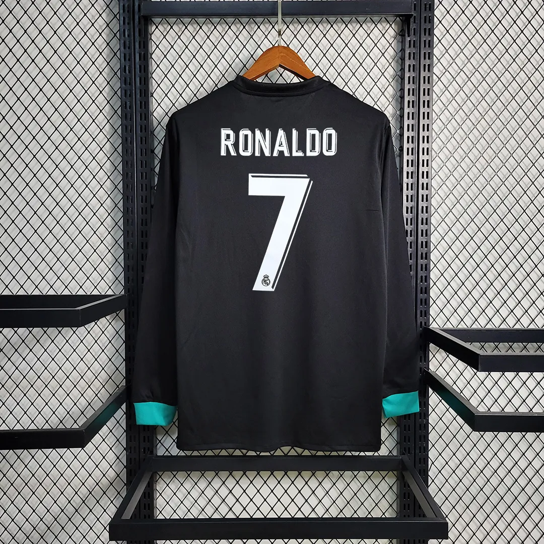 17-18 Real Madrid away long sleeve 9