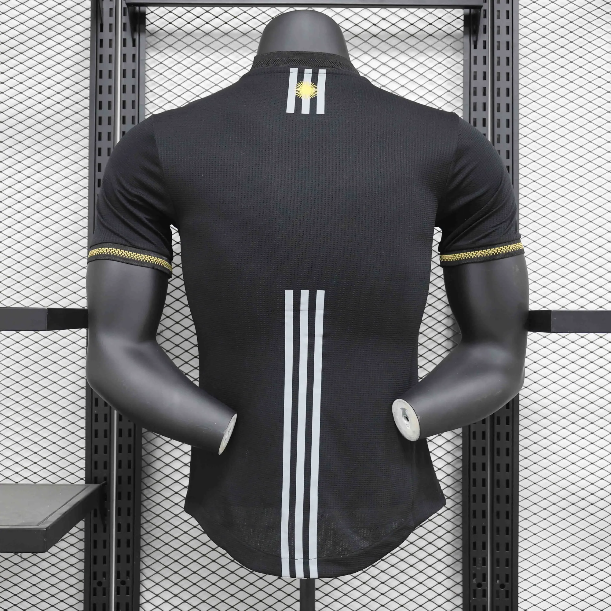 2024 Argentina Golden Bisht Special Edition Player Version Shirt AAAAJersey Supplier Yupoo 2