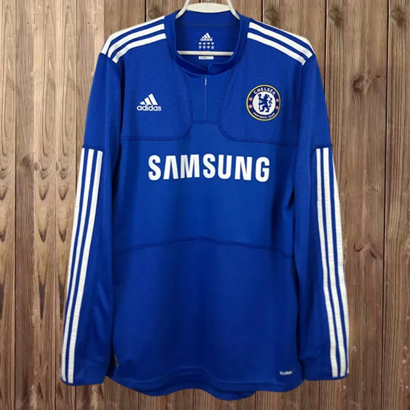 09-10 Chelsea Home Retro Long Sleeve Shirt Soccer AAAAJersey Yupoo 2