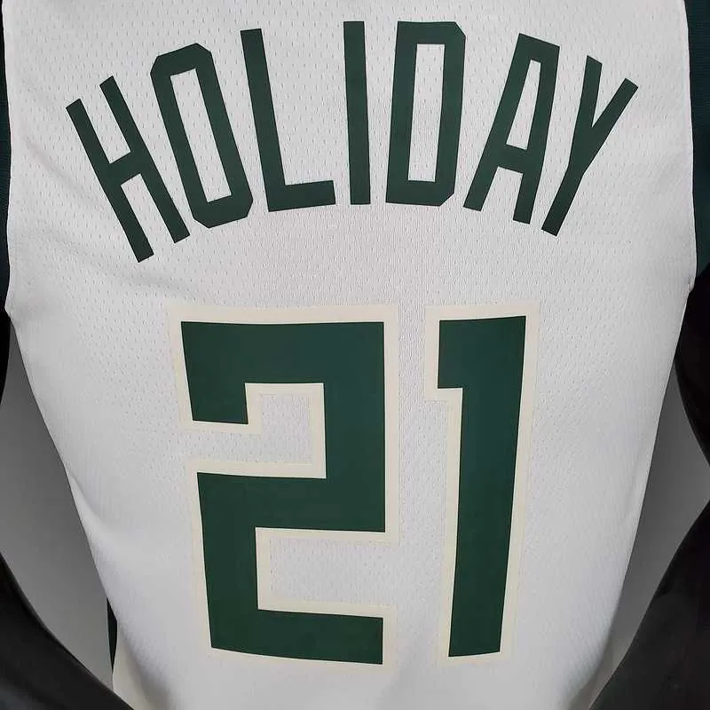 2021 HOLIDOAY#21 BUCKS Home White 4