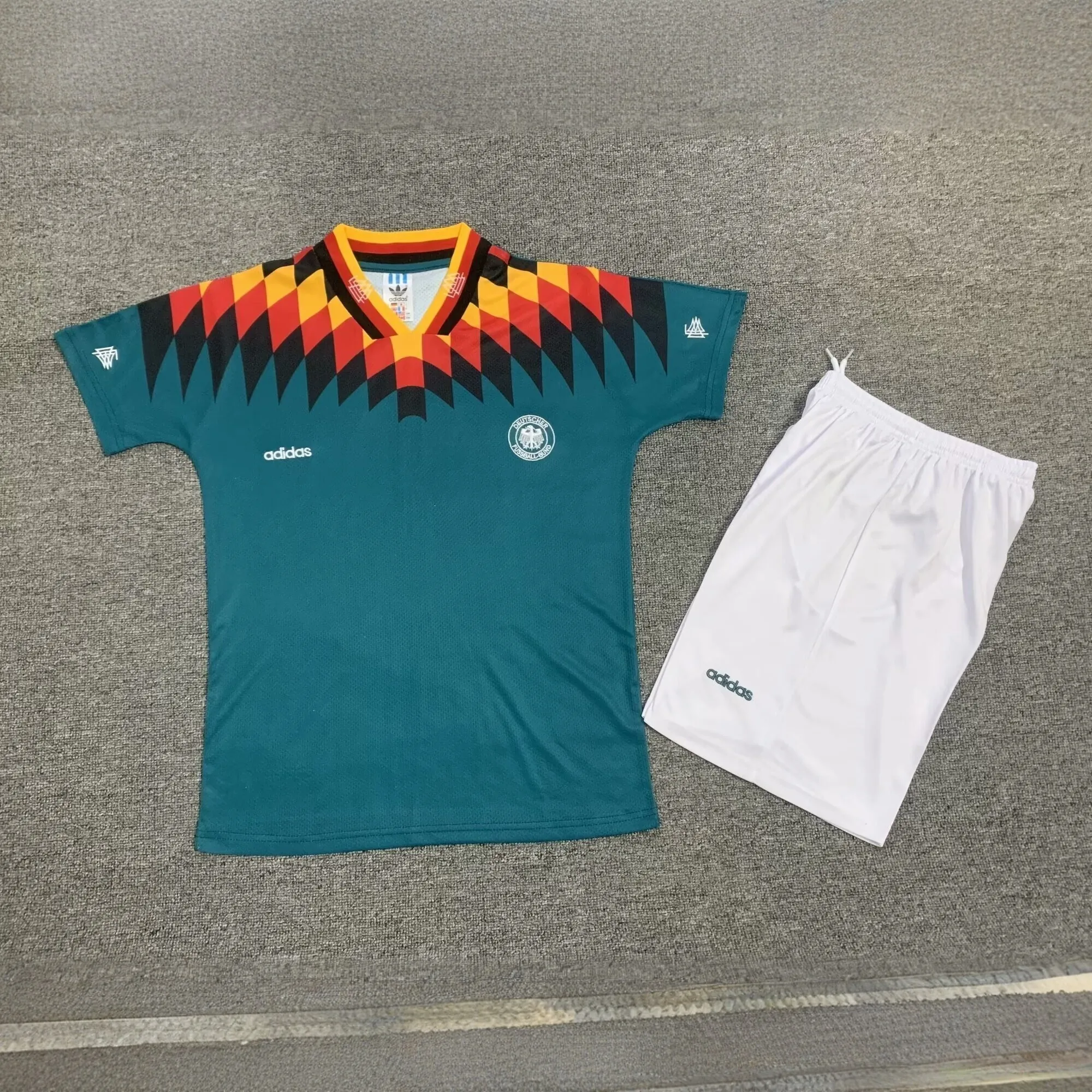1994 Germany Away Retro Kids Kits Children Sets Football AAAAJerseys Yupoo 3