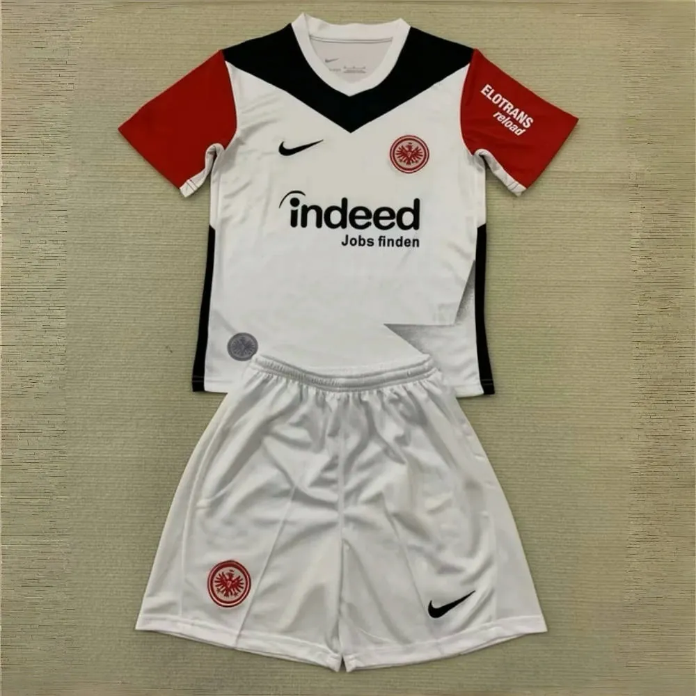 24-25 Frankfurt Home Kid Kits Youth Apparels Soccer AAAAJersey Yupoo 2