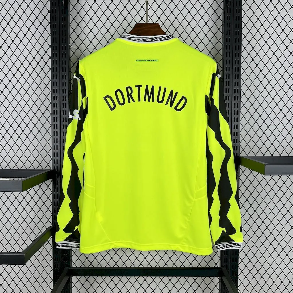 25-26 Dortmund Collaboration Green Long Sleeve Special Edition Shirt AAAAJersey Supply Yupoo 3
