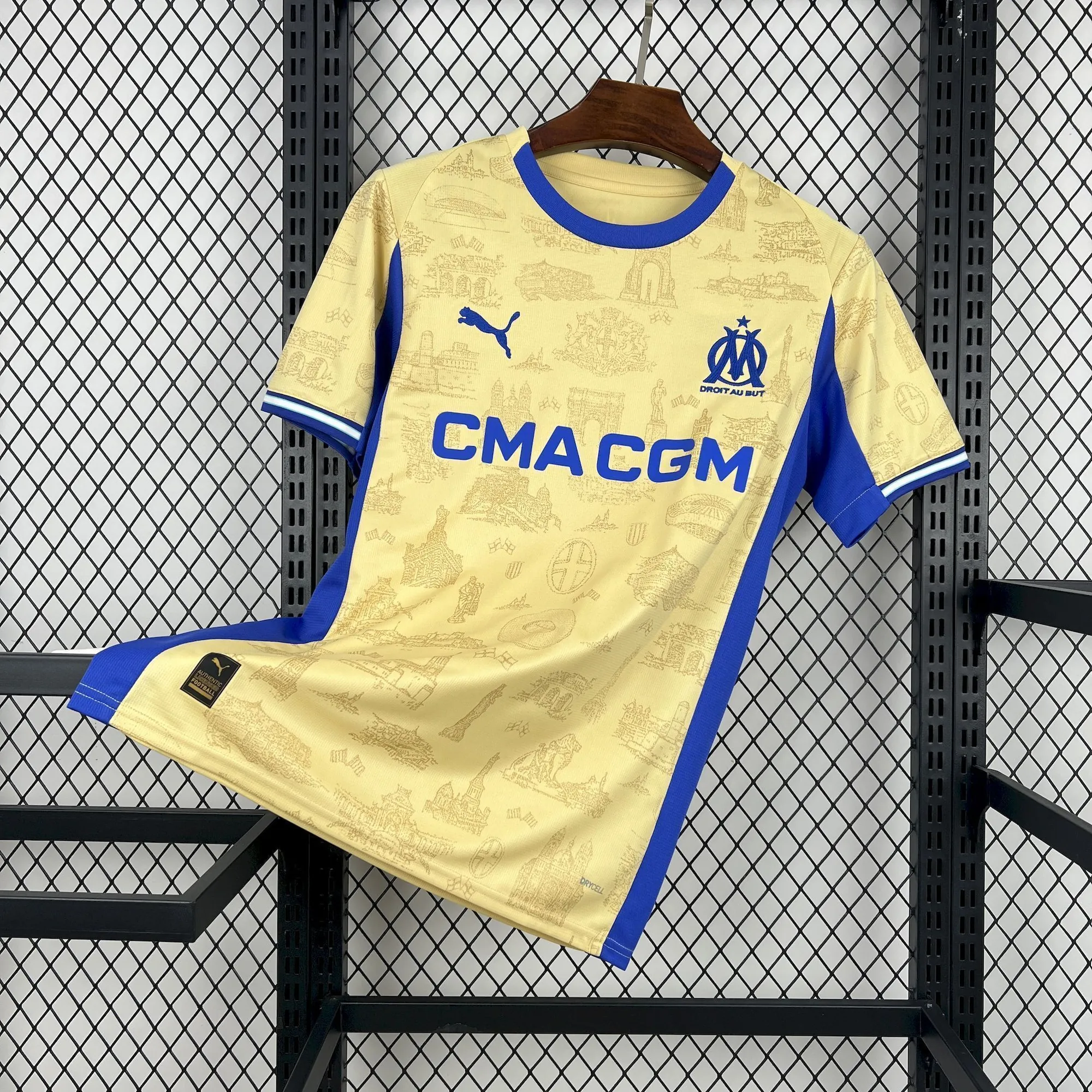 25-26 Marseille Fourth Away Kit Football T-Shirt AAAAJersey Supply Yupoo 3