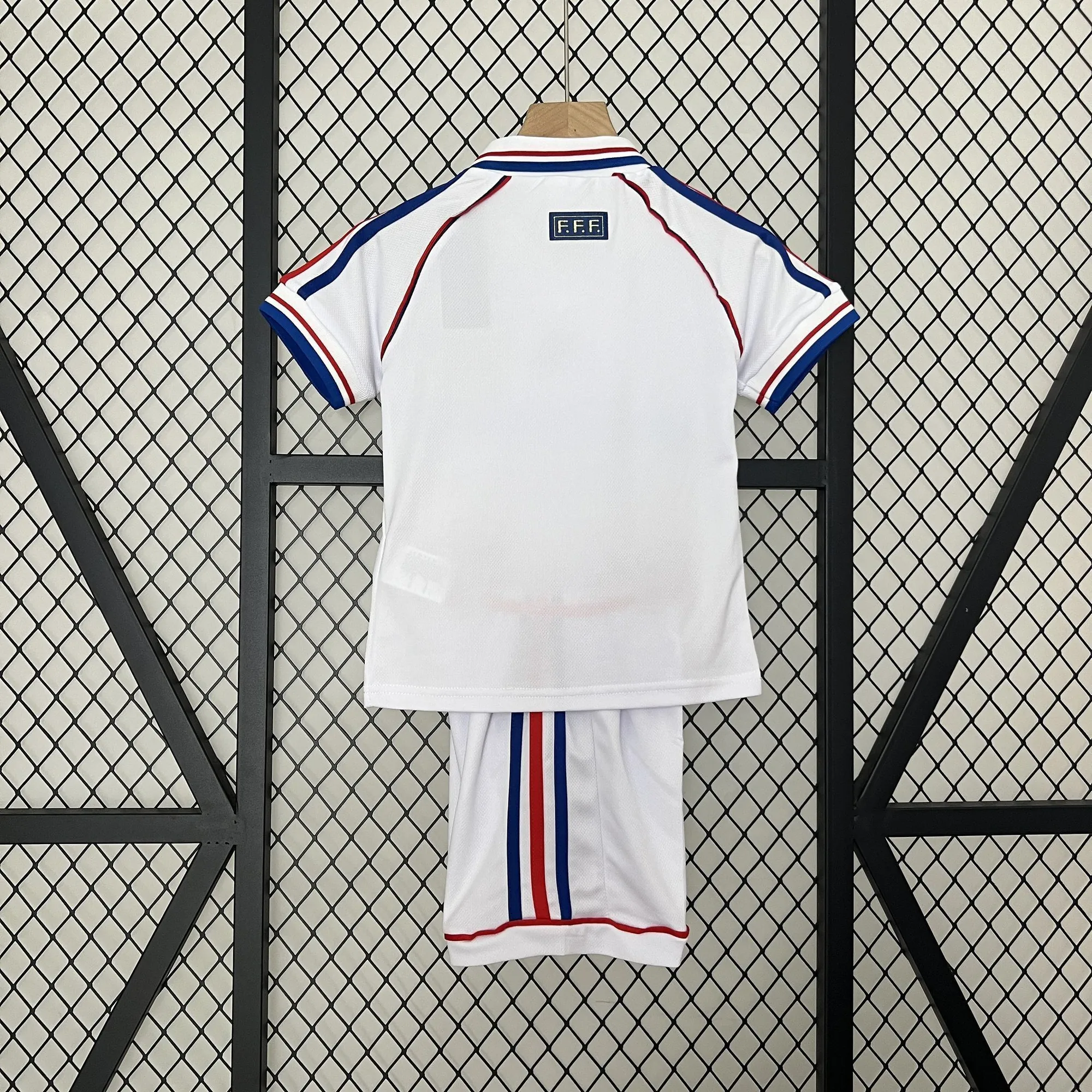 1998 France Away Retro Kid Kits Youth Apparels Sport AAAAJersey Yupoo 6