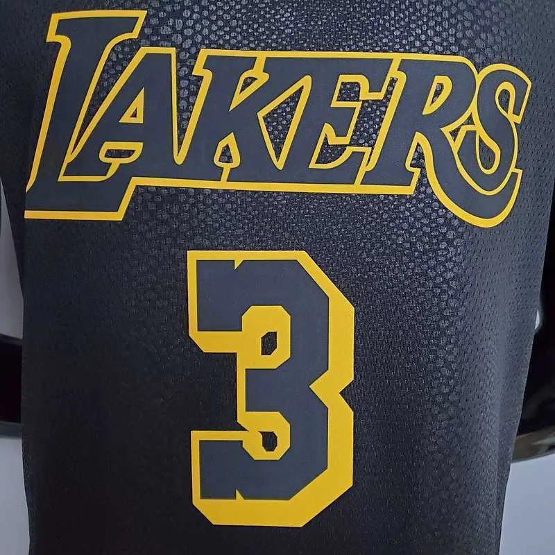 New DAVIS #3 Lakers black 2