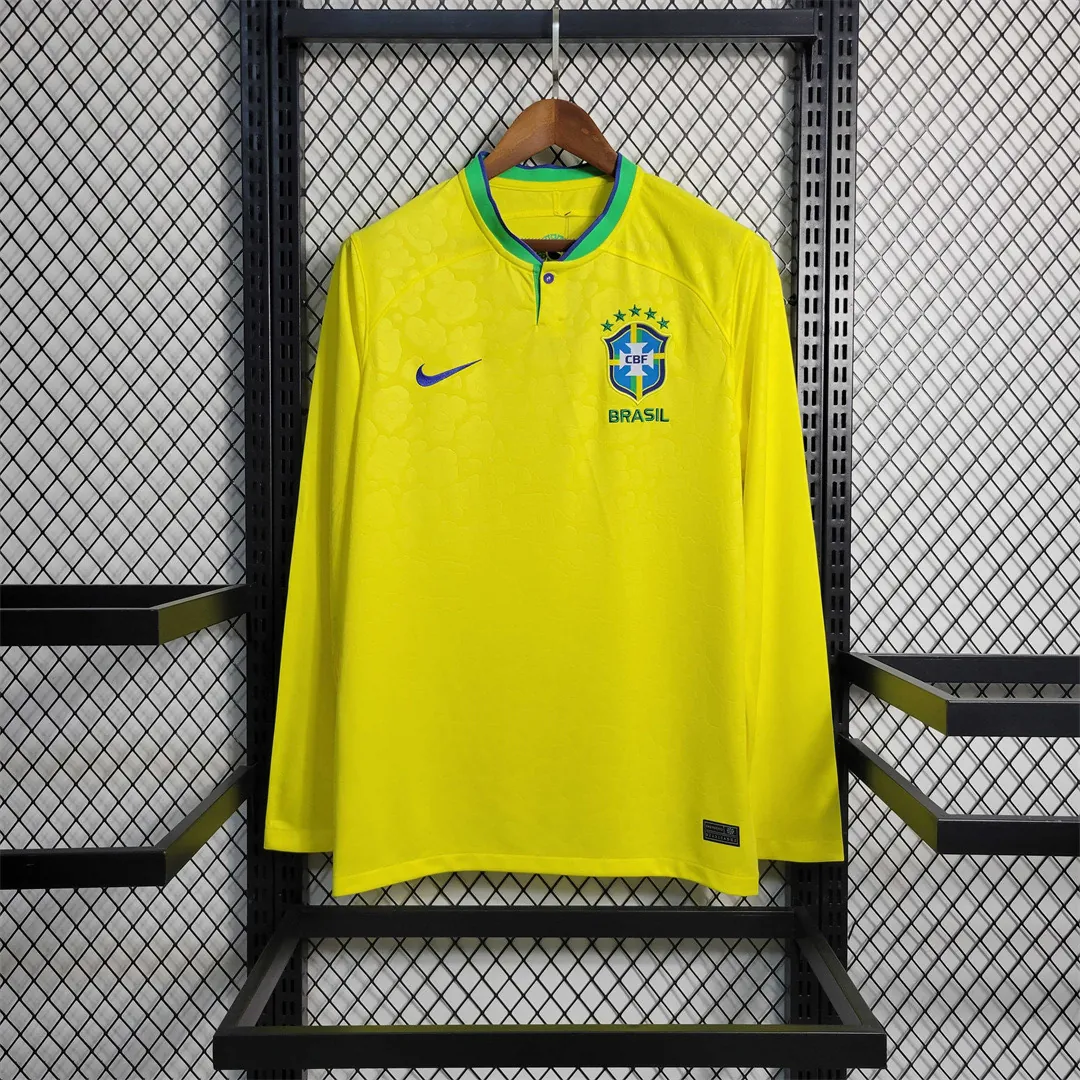2022 Brazil home long sleeve 11