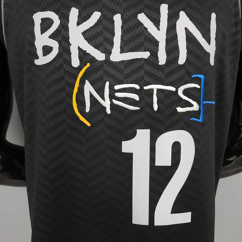 New Brooklyn Nets HARRIS#12 City Edition Black 7