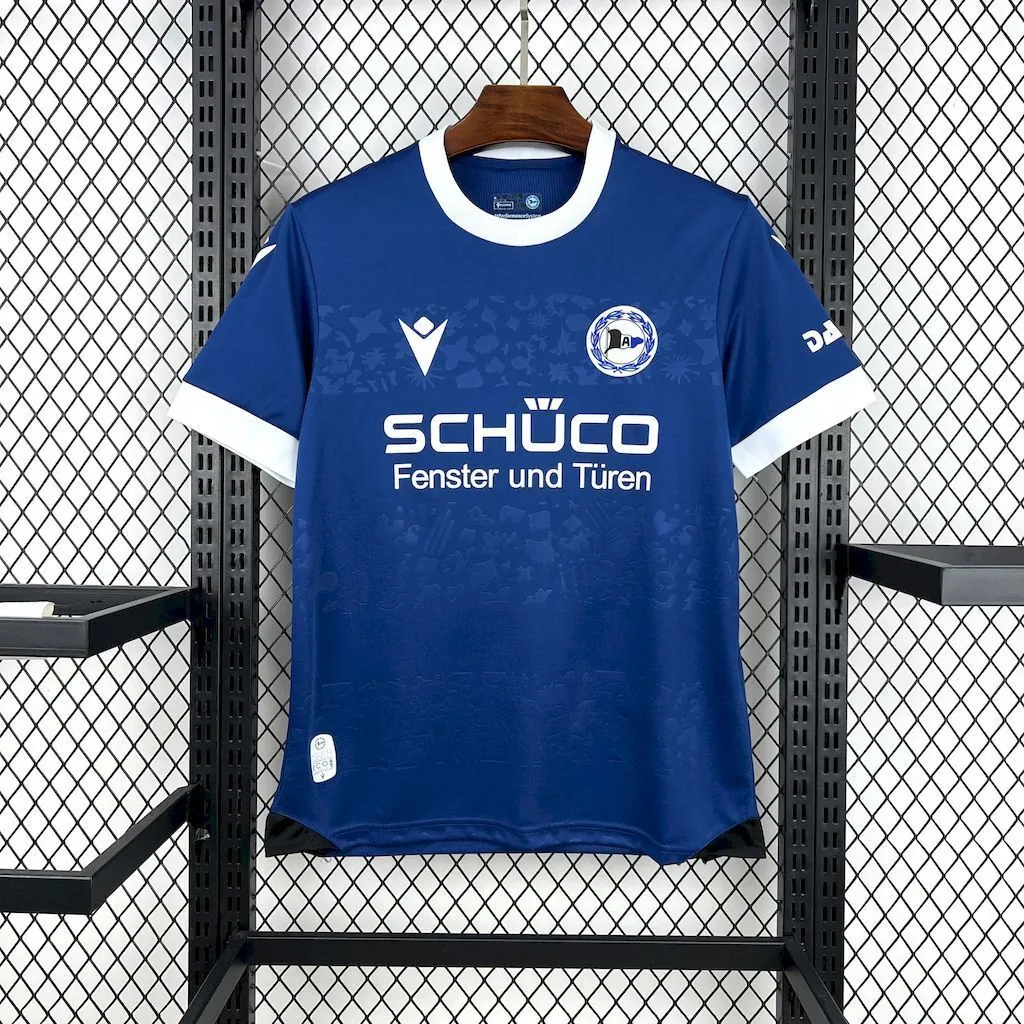 25-26 Arminia Bielefeld Home Kit Blue Shirt Football Uniform AAAAJersey Wholesale Yupoo 3