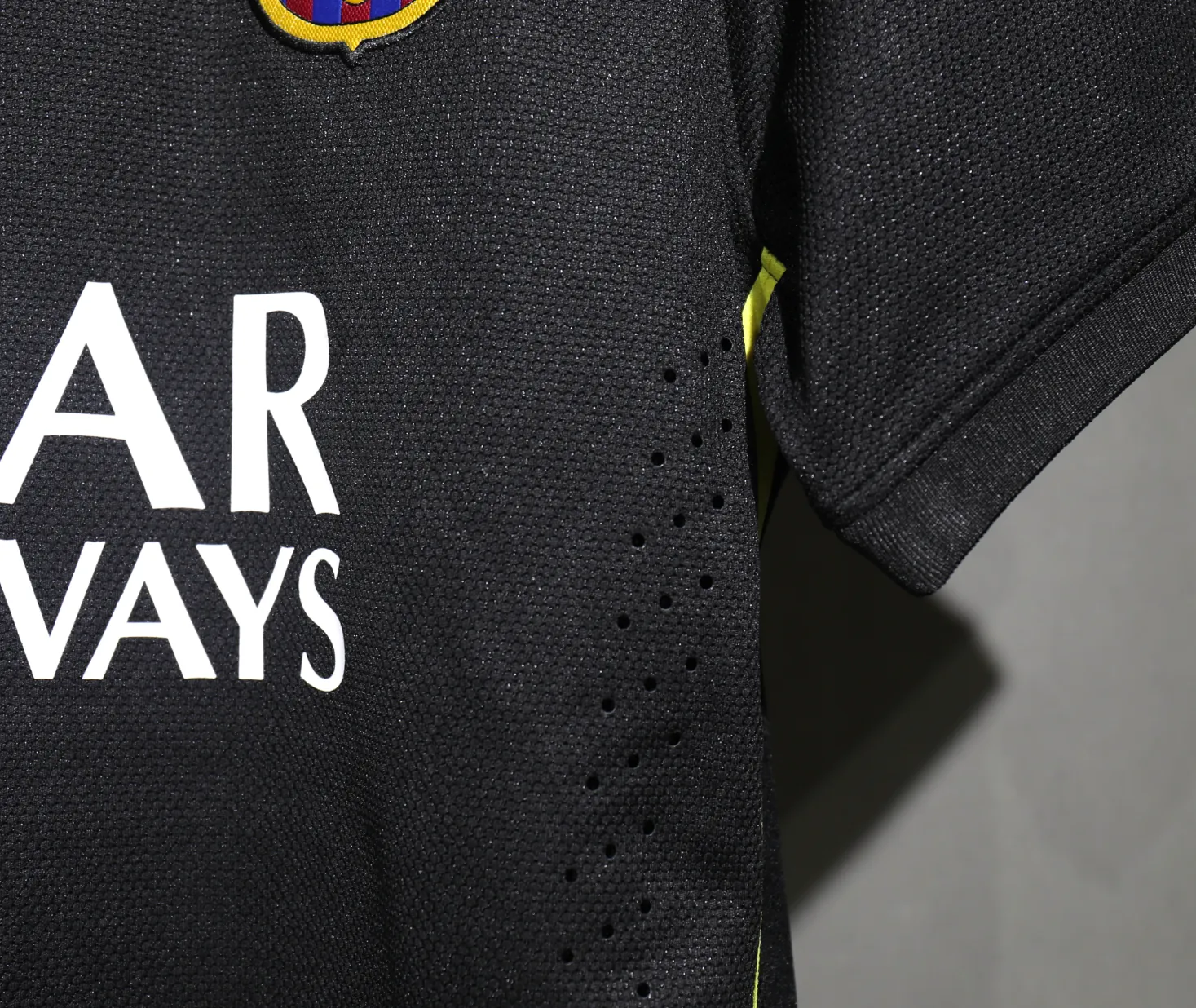 13-14 Barcelona Third Away Retro Kit Vintage Player Version Sino Shirt AAAAJersey Dropship Yupo 1