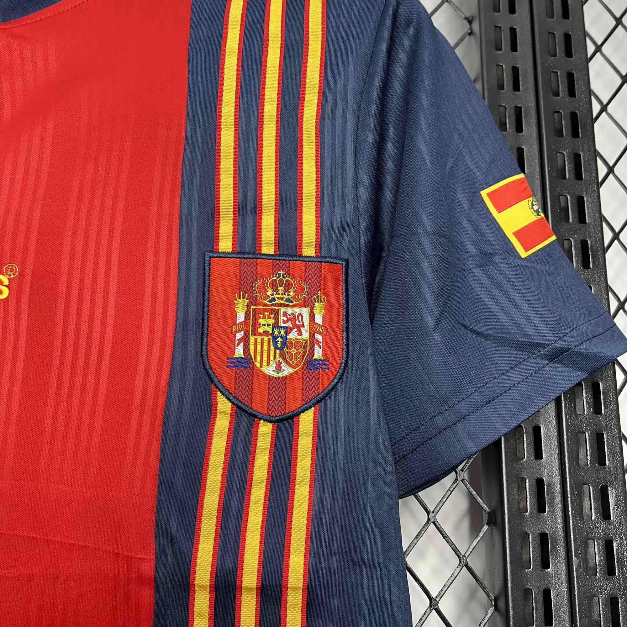 1996 Spain Home Retro Kit Vintage Shirt Sport AAAAJersey Yupoo 5