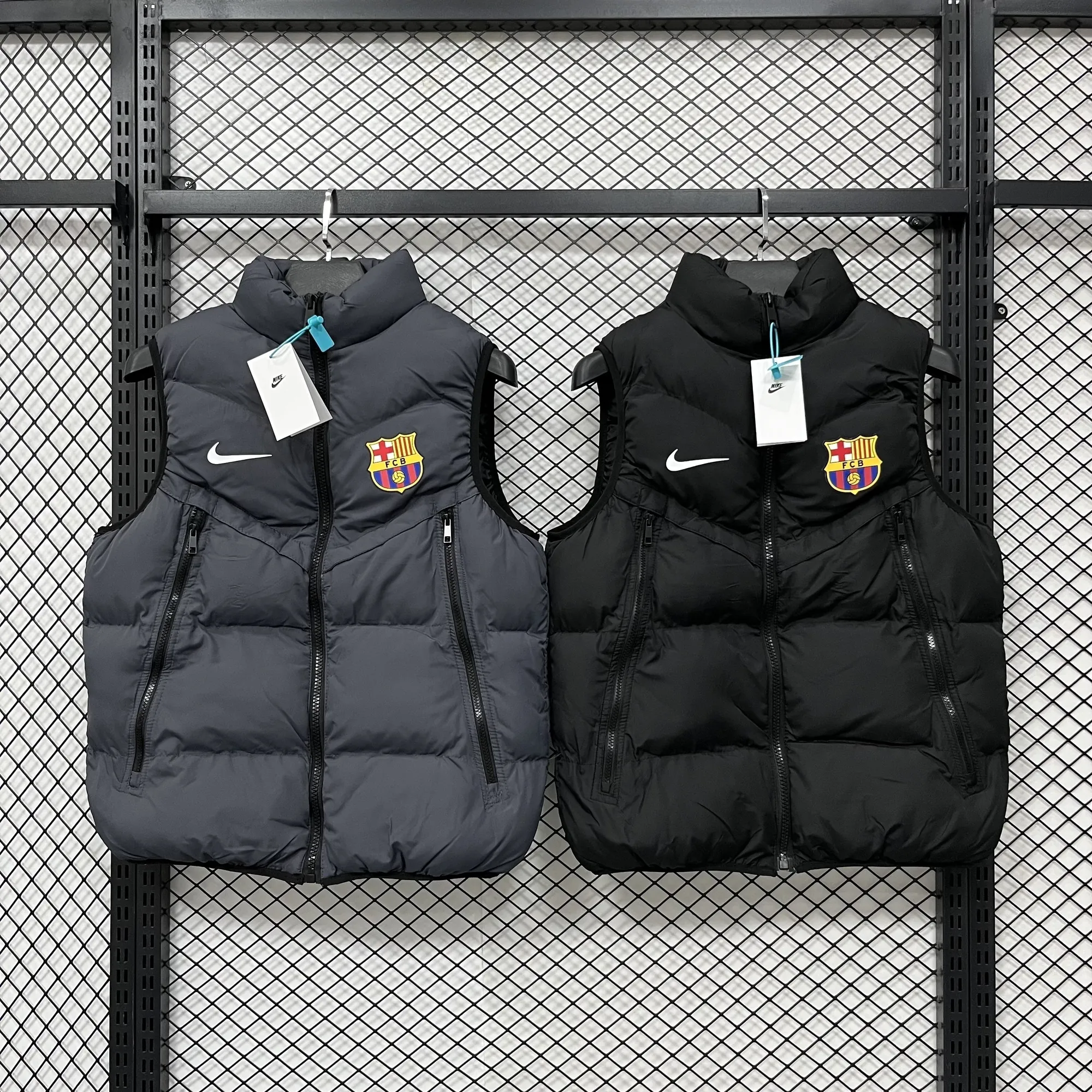 25-26 Barcelona Vest Kit Football Windbreaker AAAAJersey Supply Yupoo 4