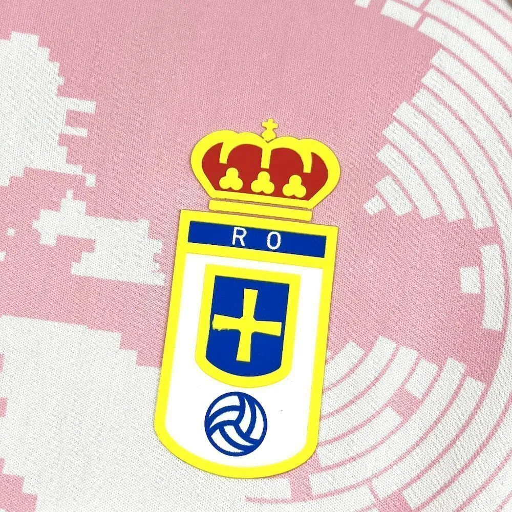 25-26 Real Oviedo Special Edition Pink T-Shirt Football Apparels AAAAJersey Wholesale Yupoo 3