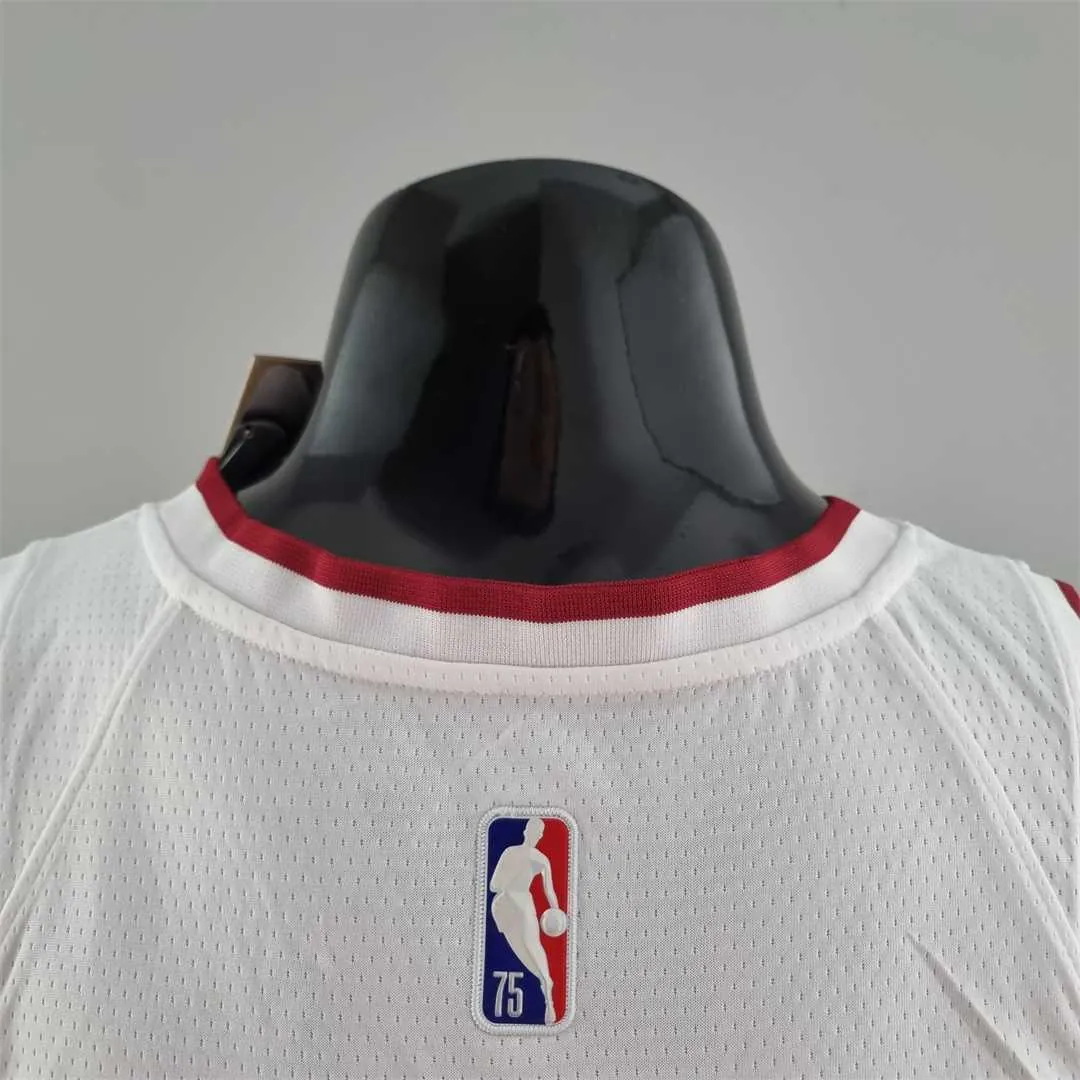 75th Anniversary Miami Heat HERRO#14 White NBA Jersey 4