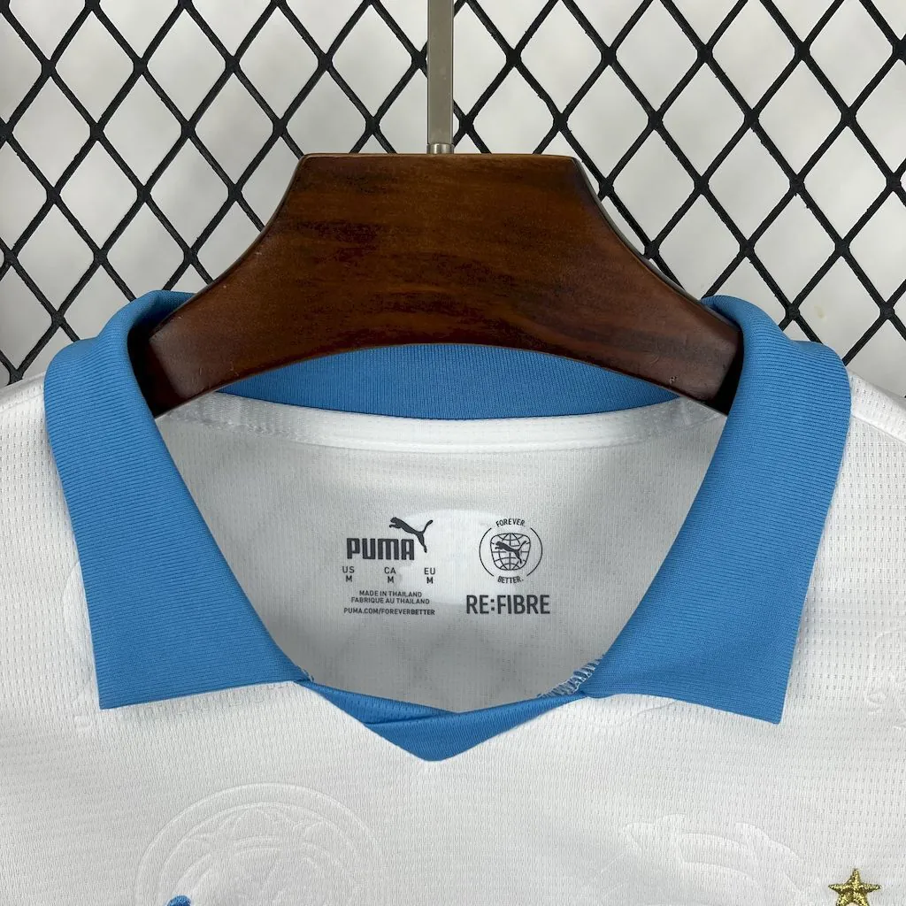 25-26 Marseille Home Kit Football T-Shirt AAAAJersey Supply Yupoo 4