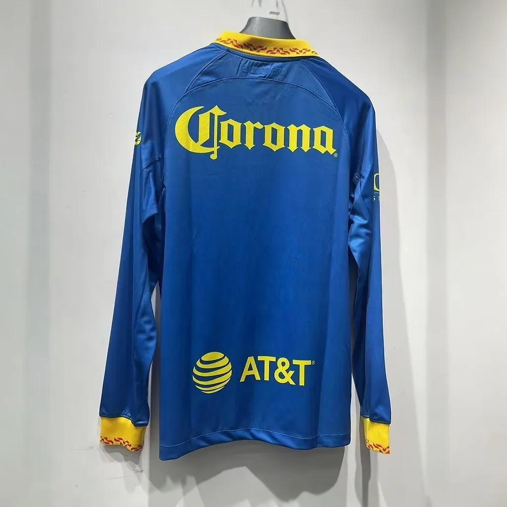 23-24 Club de Futbol America Away Long Sleeve Cheap Jersey Yupoo 1