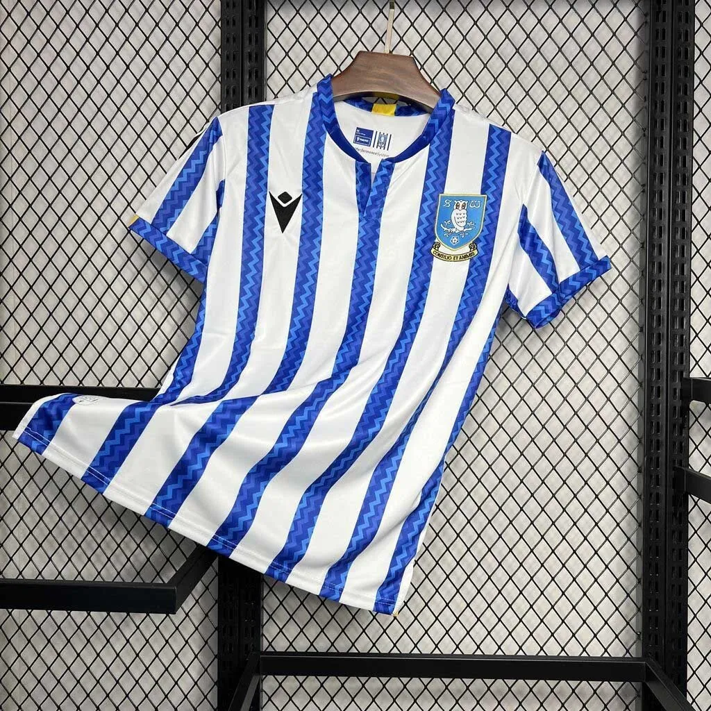 24-25 Sheffield Wednesday Home Kit Soccer Uniform Sport AAAAJersey Yupoo 4